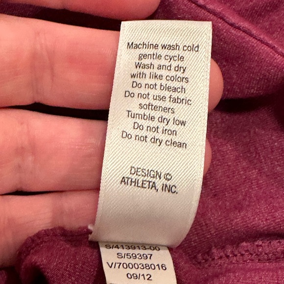 Athleta Purple Jaya Twist Front • Athletic Tank Top • Size XS - Picture 5 of 5